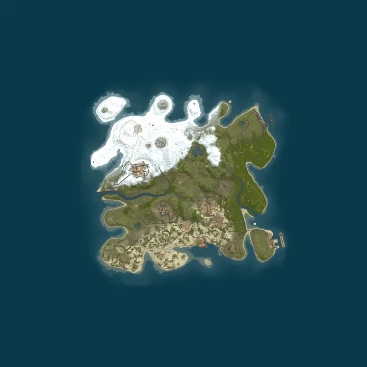 Map of Ashfall 2x | Small Map | Trio | Vanilla+ | Weekly