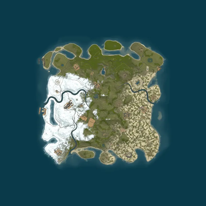 Map of Modded 2x | Blueprints Mensuales | MAPWIPE 26.10 RUSTERZ.COM