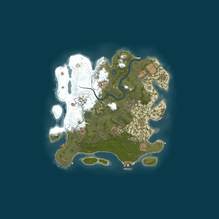 Map of [UA/RU] ★ Rustfield.eu ★ X10 | AUTO SORT | INFINITY AMMO