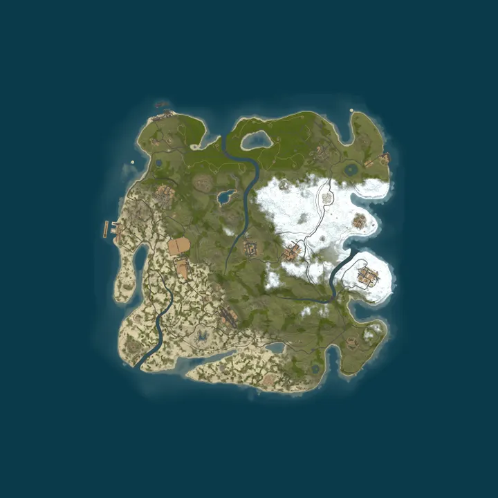 Map of [GER]DuKs#1 Anfängerfreundlich - PVP, low Upkeep, Raid Times