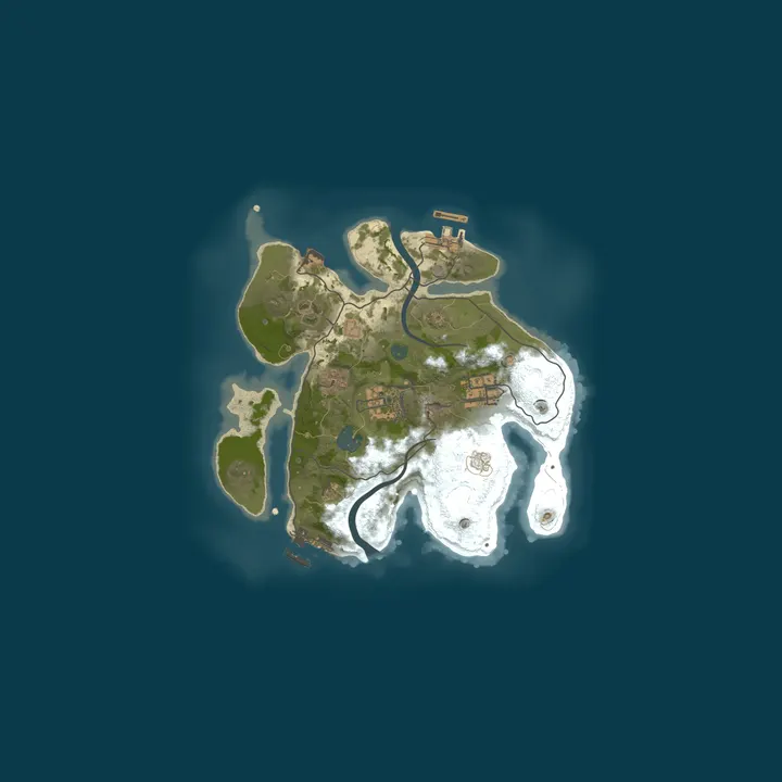 Map of Palmekysten Norge - Solo/Duo/Trio