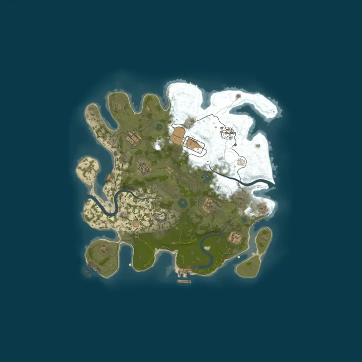 Map of Winterforge | [EU] Solo/Duo 2x | Weekly Wipe | QoL