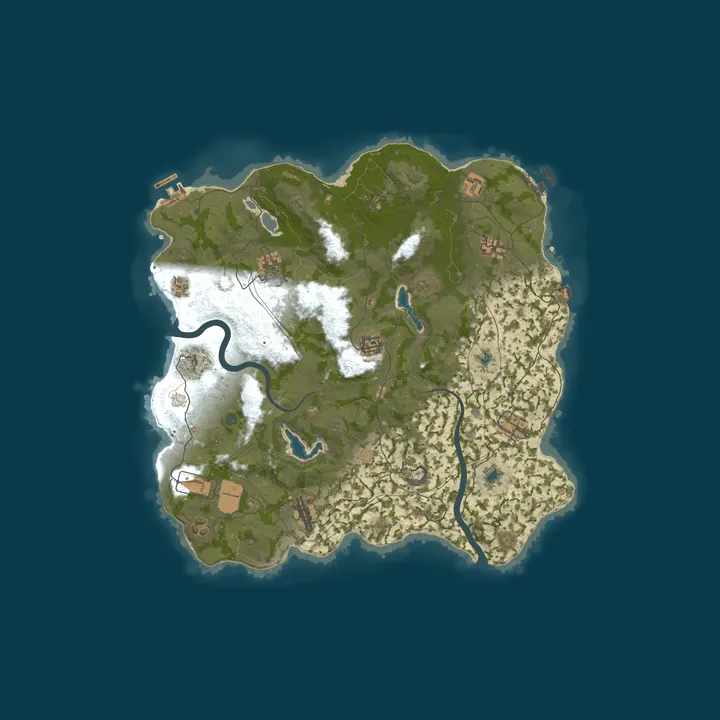 Map of EU RustLife.net | Solo/Duo | Fridays | Noob Friendly