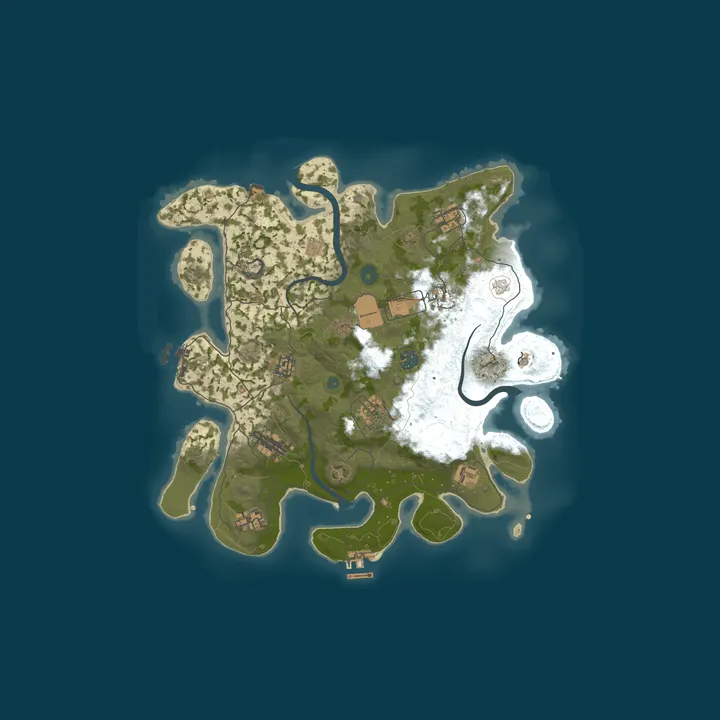 Map of RUSTX [x10 SOLO | MAX 1 | Loot+ | Skins] WIPE 29.10