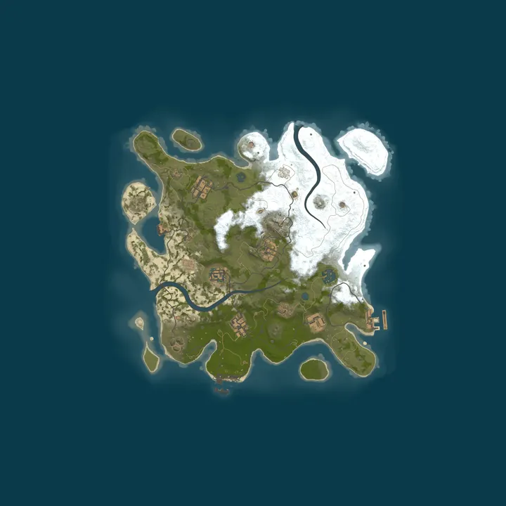 Map of RUST ФЕН 11RUS + кит«No Limit»X5
