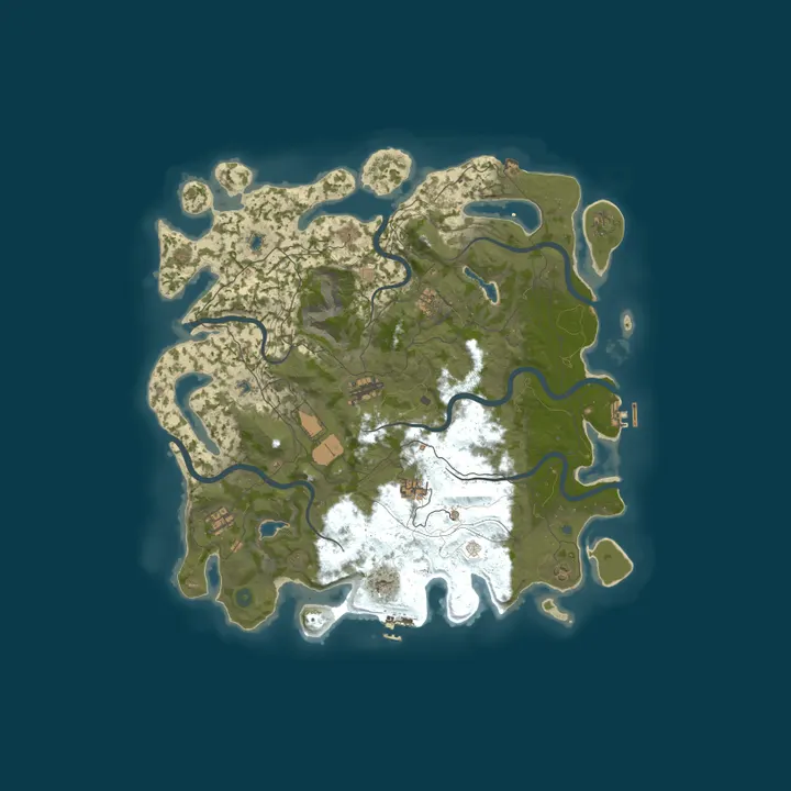 Map of Zombie Land Terminus PVE | Raids | Skills | Events | Custom Map