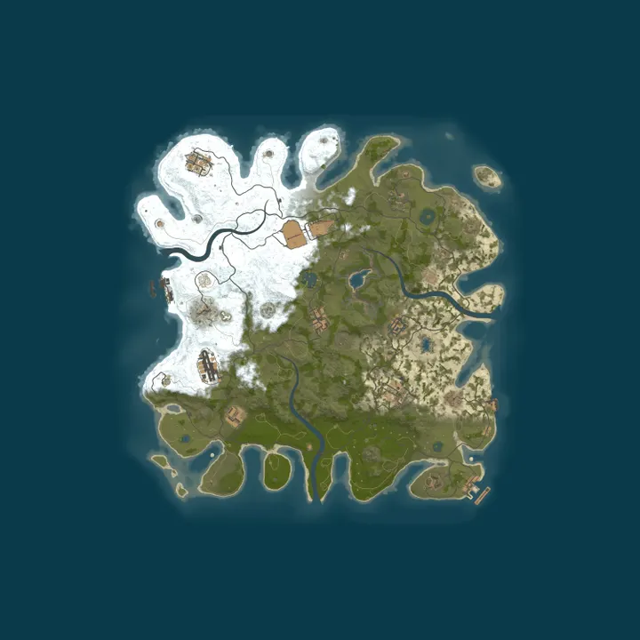 Map of Casual Rust | Noob Friendly | x3 Rates | Weekly Wipe