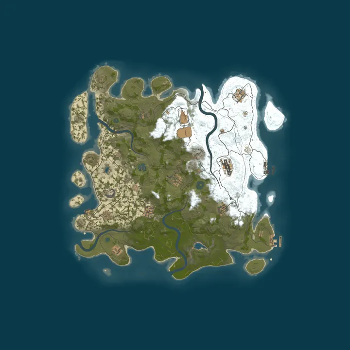 Map of 666 RUST 2Х|ДЛЯ НОВИЧКОВ|СИБИРСКИЙ 22.10