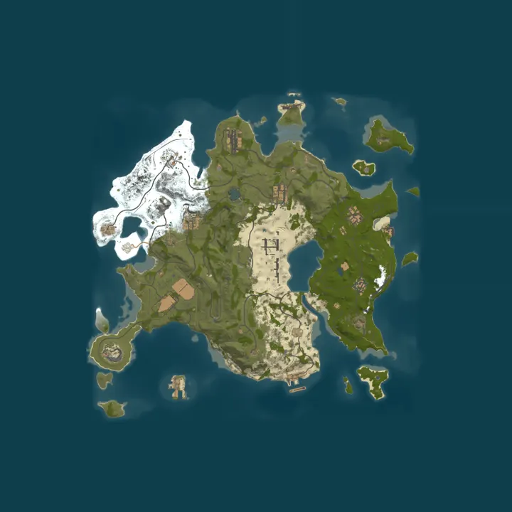Map of RUST TEMPEST 10x|NPC|kits