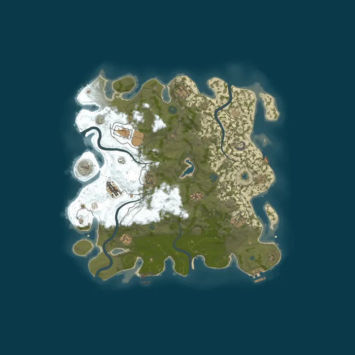 Map of 『独狼生存』|10.30档|单人|Solo|新手村|萌新入门|