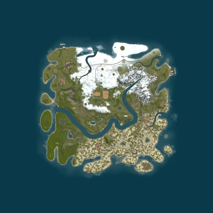 Map of Taigon PVP | Stack*10 | RPG | Backpack