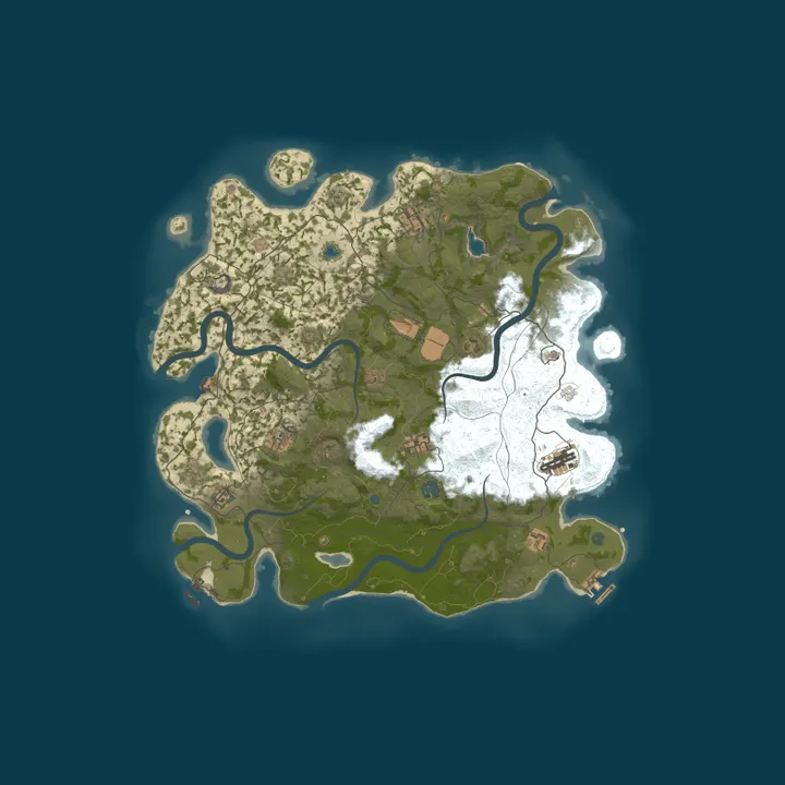 Map of [TL] Rust PVE | RBases,DHomes,Convoy,Atrain,ST,IQ |