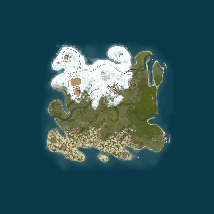 Map of [US] Scheduled CHAOS | 2x | Hybrid PvPvE | 0.5x Upkeep