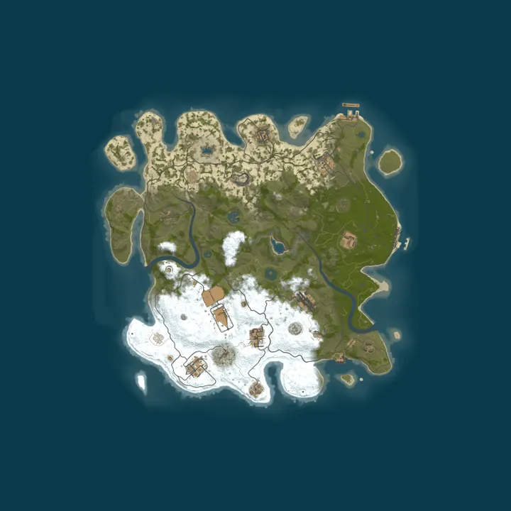 Map of Rust Server by JPT3F