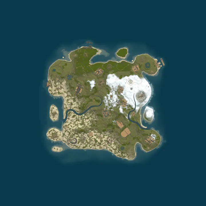 Map of [LATAM] RUSTVILLE ARG |SOLO|DUO|TRIO WIPE JUEVES  By Garryshost