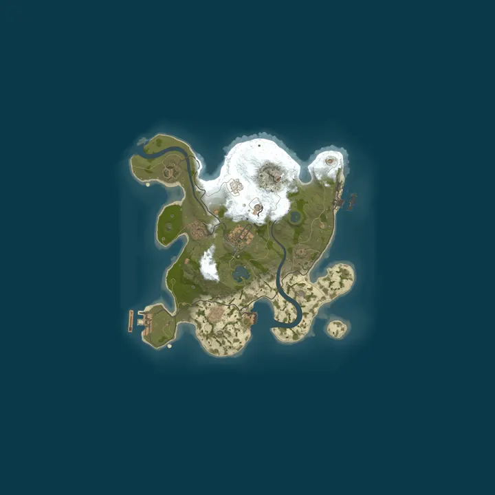 Map of A Rust Server