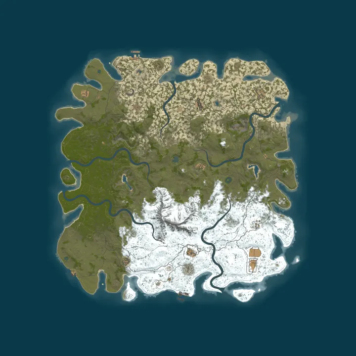 Map of rusty guns