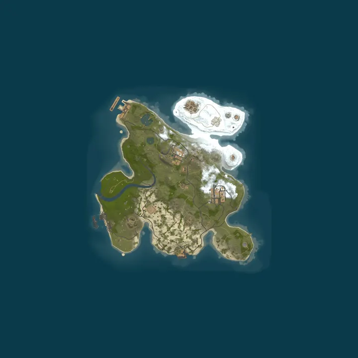 Map of Pine Hosting - Rust Server