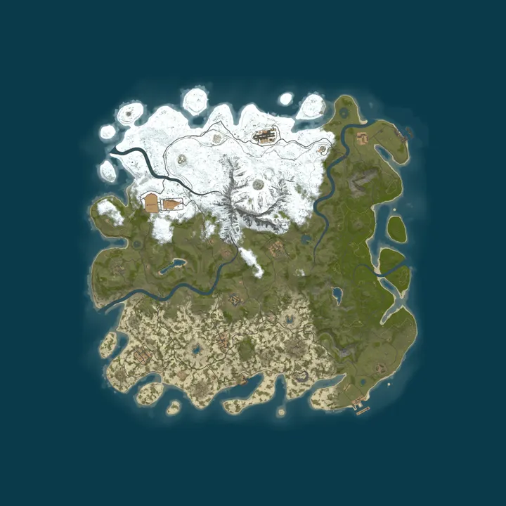 Map of Dull13 Server