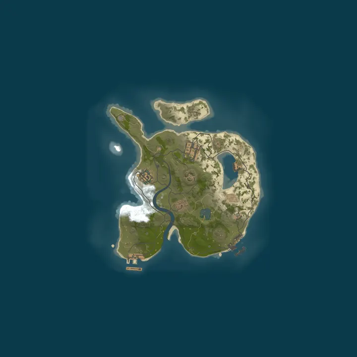 Map of Rust Server - Pinehosting.com