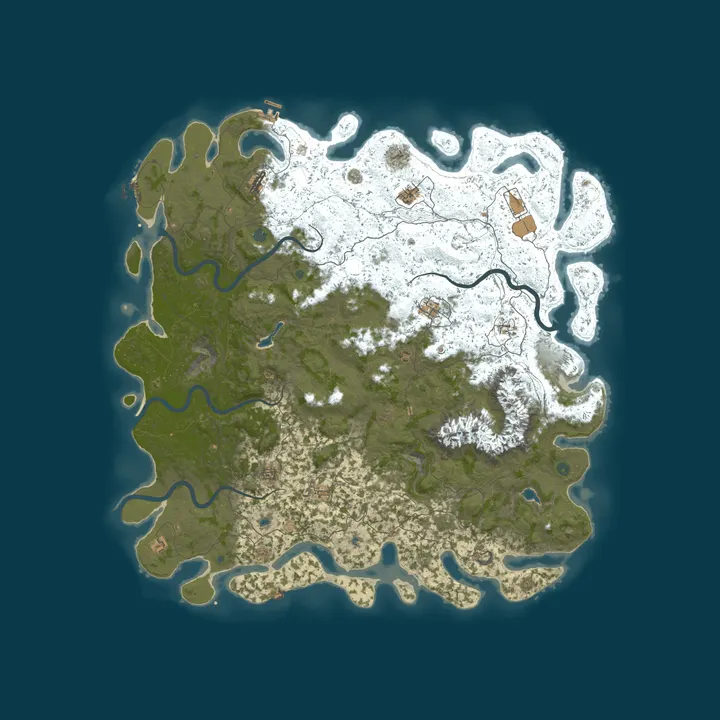 Map of True Survivor 10x Pve/Pvp