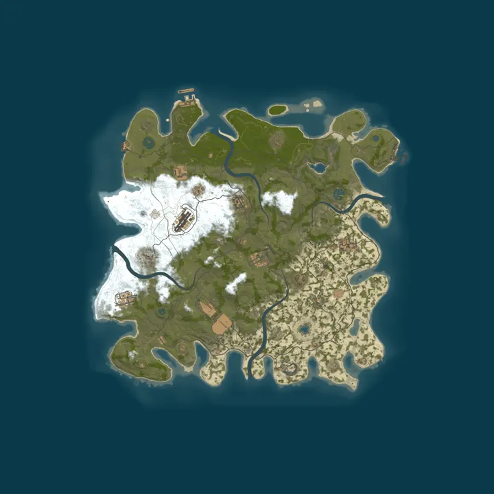 Map of [GER] RustZone | PVE PVP Zonen | Events | RaidableBases