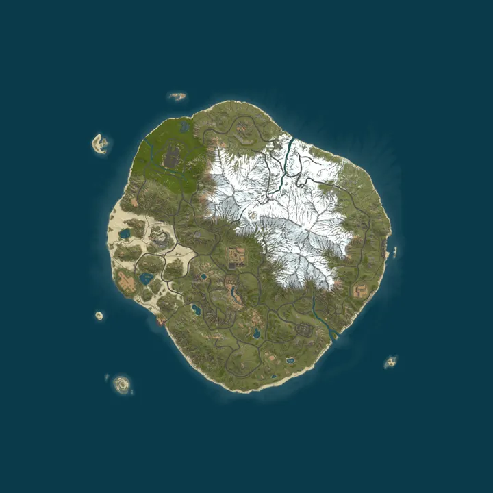 Map of IRONWAKE | MONTHLY | 2X | SOLO/DUO | TP/HOME