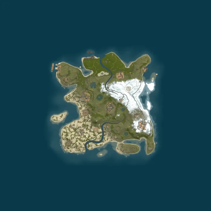 Map of [EU] Renewal Rust #3 | 2x Solo / Duo / Trio
