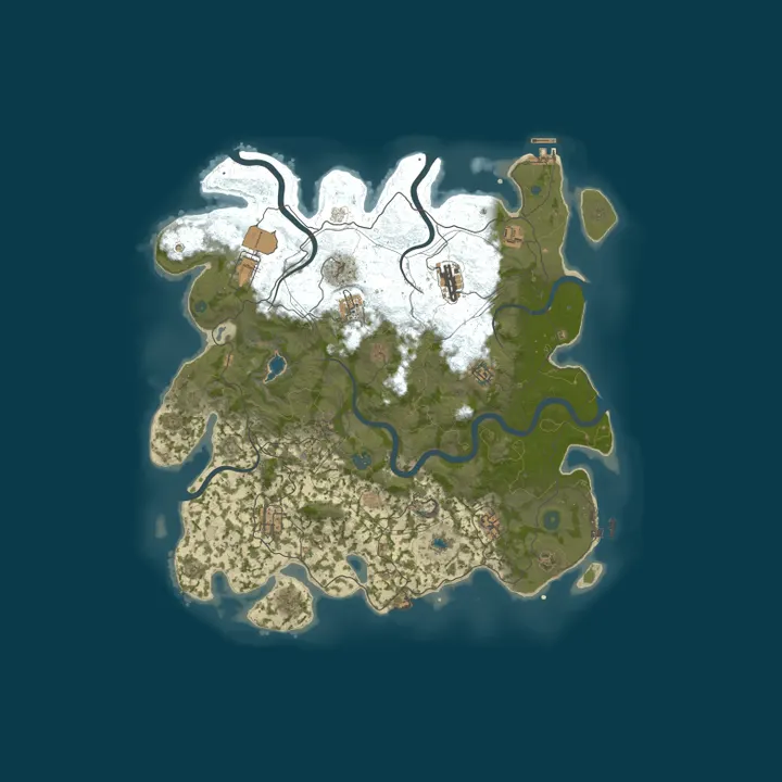 Map of ZLOY RUST 2x | ДЛЯ НОВИЧКОВ | RaidBases | Wipe 21.10